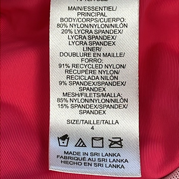 New Tommy Bahama Pearl High Neck One Piece Swimsuit in Coral Coast Sz 4 - Picture 8 of 9